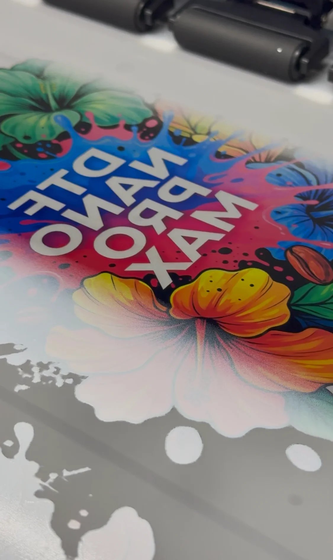 Diseño Dad Love con flores